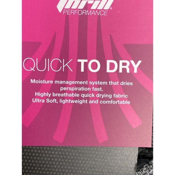 THRILL PERFORMANCE Women's Sz S Gray Stretch Activewear Leggings Exercise Pants - Picture 7 of 7